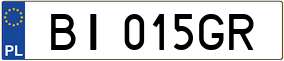 Truck License Plate